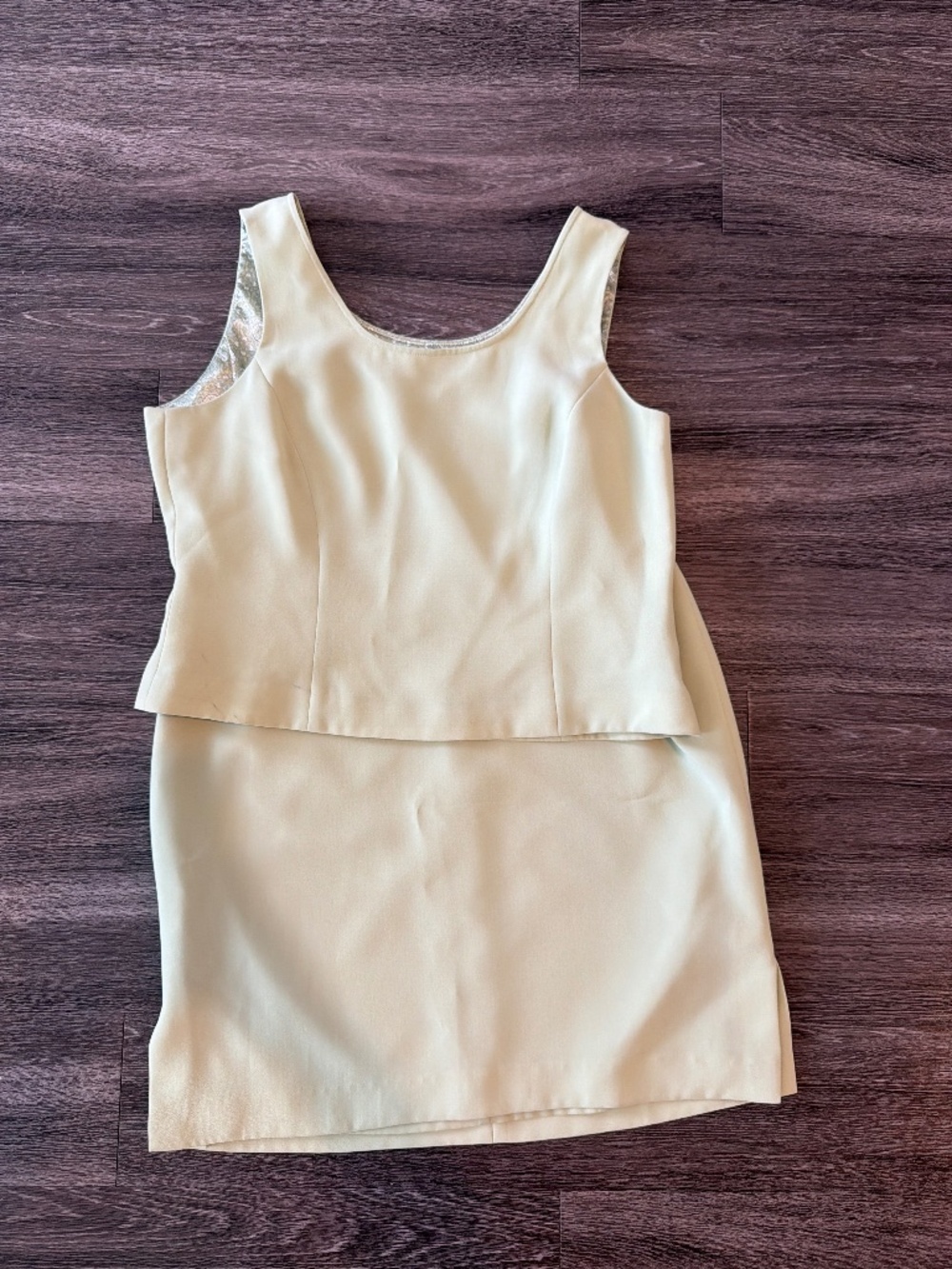 16petite Tahari Arthur S. Levine 2Pc Pistachio Work Suit Set